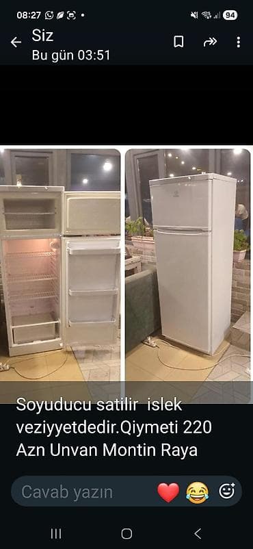 iphone 12 mini korpus: İki kameralı soyuducu - Brend: Indesit (üst hissədə loqo görünür) - — 1