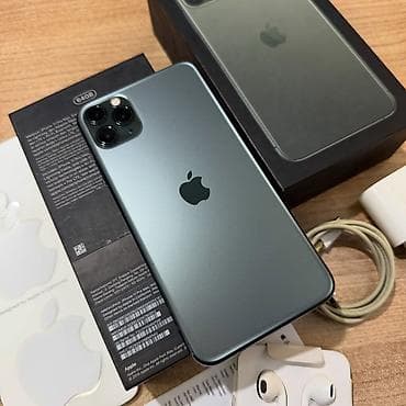 iphone 7 plus baku: IPhone 11 Pro Max, 64 GB, Matte Midnight Green, Face ID — 1