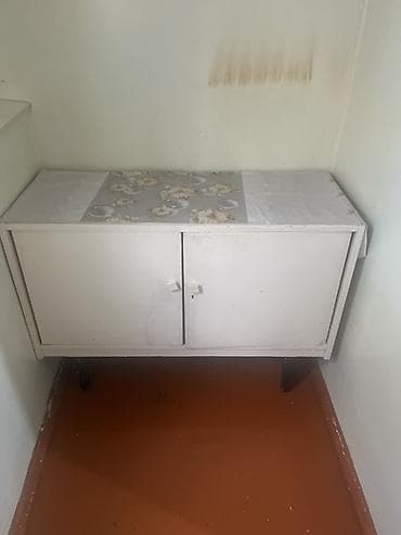 Mətbəx üçün kiçik şkaf Eni- 101 sm Hundurluyu- 75 sm - Rəng: ağ -