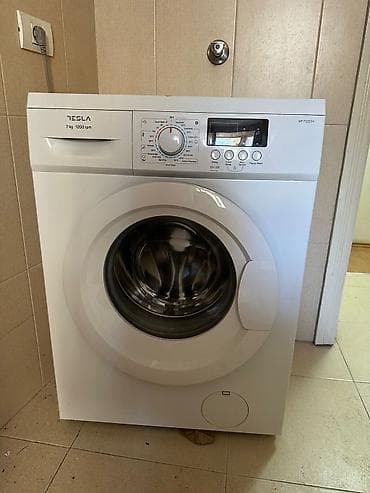 Paltaryuyan maşın (TESLA 7kg 1200rpm) — vəziyyəti işləkdir cox az — 1