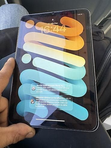 Планшеты: Pubg hesab hədiyyə Apple iPad mini (A17 Pro) Wi‑Fi + Cellular — 128 — 3