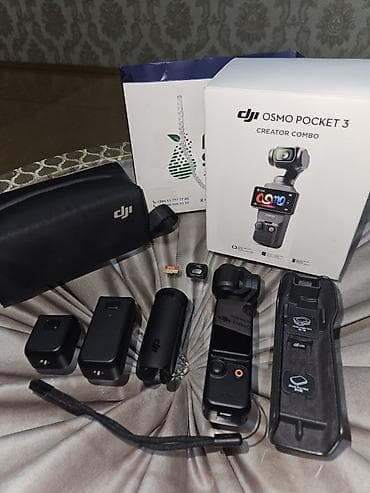 DJI Osmo Pocket 3 – Creator Combo Kompakt 3-oxlu stabilizatorlu
