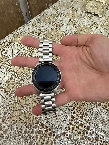 samsung gear s: Samsung Gear Saat Paslanmayan poladdan metal qayışlı ağıllı saat — 5