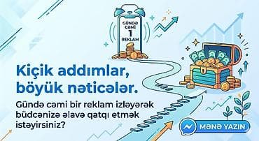 Xidmət: Gündə 1 reklam izləməklə əlavə gəlir imkanı Təsvir: - Məqsəd
