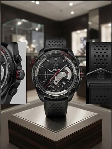 İşlənmiş, Qol saatı, Tag Heuer, rəng - Qara