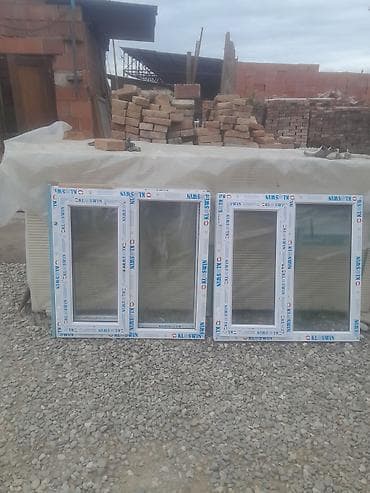 qapi ucun vinil: PVC və alüminium pəncərə-qapı çərçivələri və şüşə kəsimi Təsvir: - — 3
