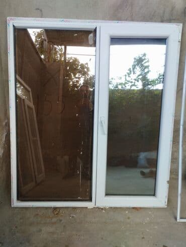 окна бу купить: İşlənmiş İkiqat şüşə paketi Plastik pəncərə, Еni: 132 sm, Uzunluğu: 155 sm — 1