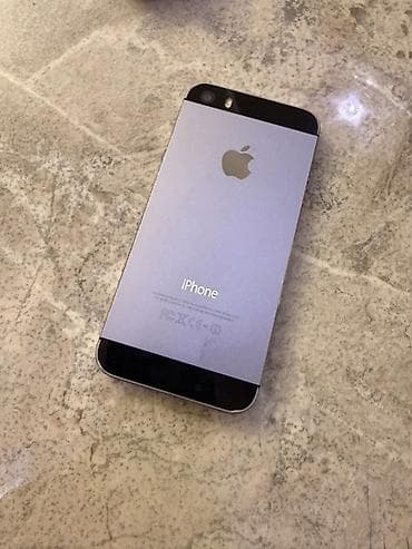5 samsung olar: IPhone 5s, Space Gray, Qırıq — 1