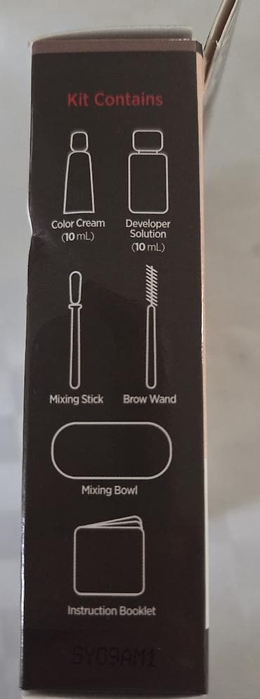Личные вещи: 💟 KISS Custom Color Brow Tint DIY Kit (Brown) qaş boyası 🕰️ Effekti — 3