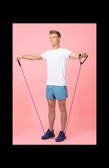 Маски, очки: Fitnes üçün uyğun olan rahat çoxfunksiyalı universal espander. 15 kq — 3