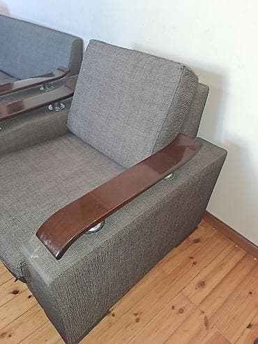Klassik divan, Kreslo, Bazasız, Açılmayan — 3