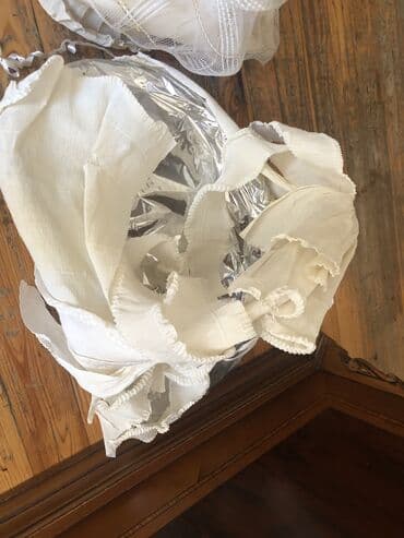 Şamdanlar: Hədiyyə səbəti, İşlənmiş, rəng - Ağ, Ünvandan götürmə, Pulsuz çatdırılma, Ödənişli çatdırılma — 5