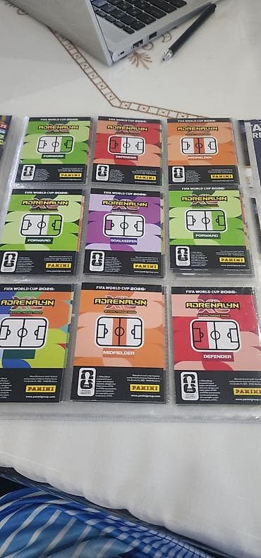 fifine: Toplam 135 eded Panini FIFA 365 Adrenalyn XL futbol kartları albomu – — 8