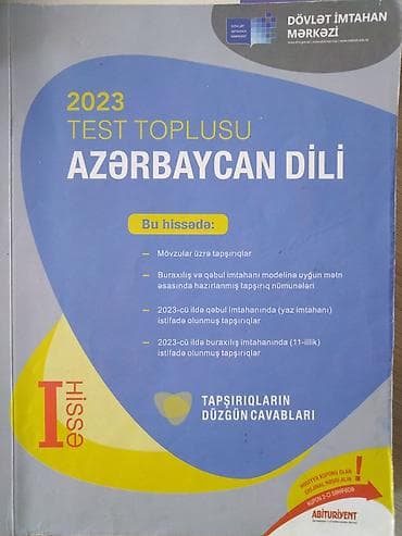 Məhsul: “Azərbaycan dili – 2023 Test Toplusu”, I hissə Xüsusiyyətlər — 1
