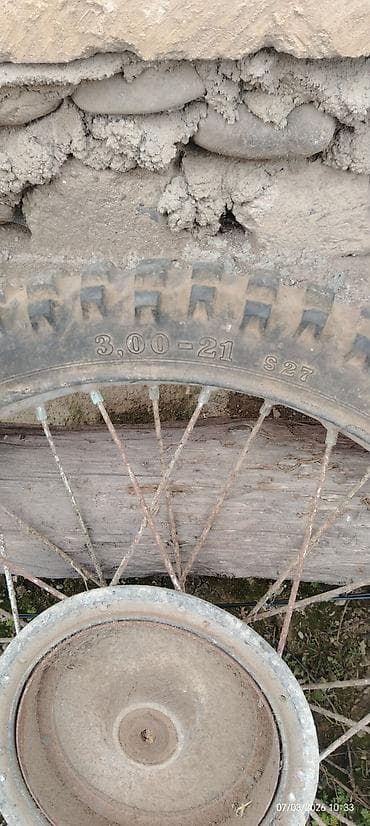 Su nəqliyyatı: Enduro/kross tipli motosiklet üçün 2 ədəd təkər komplekti - Ön və — 4