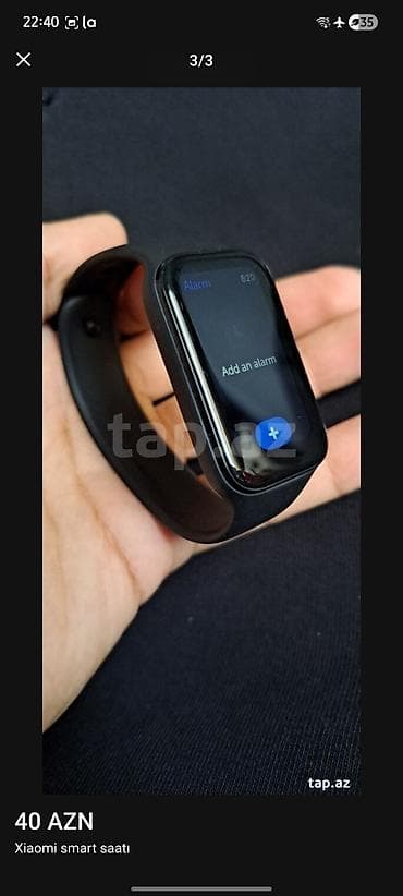 Smart saat, Xiaomi, Sensor ekran, rəng - Qara