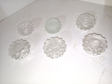 qara duyu qiymeti: Duz qabları .Rusiya istehsalı .Xrustal .1ədədi 4 Azn . 6 ədədi isə 24 — 3