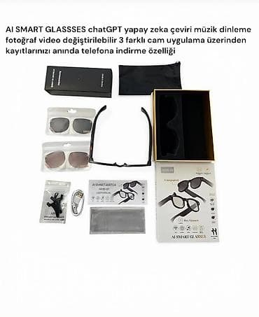 Личные вещи: AI Smart Glasses – AIMB G1 ağıllı eynək - 8 MP kamera: eynəyin — 3