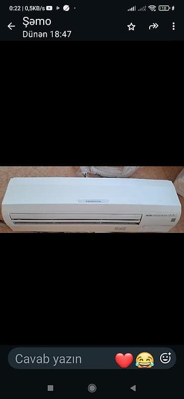 çeki daşları: Mitsubishi Electric split tipli otaq kondisioneri. Model — 3