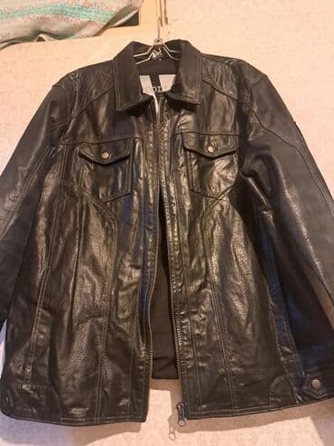 dəri kutka: Dəri vintage kurtka — 4
