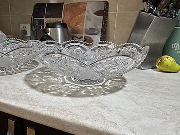 2 eded meyve qabi, rus crustal original, 35 il evvel alinib. Cutu — 2
