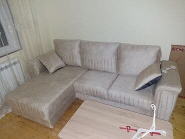 Ev üçün digər mallar: Künc divan, İşlənmiş, Açılan, Bazalı, Parça, Ödənişli çatdırılma — 2
