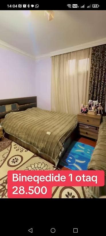 Bineqədi qəsəbəsində 1 otaqlı mənzil. - Plan: 1 otaq, ayrıca kiçik lalafo.az -da Bineqədi qəsəbəsində 1 otaqlı mənzil. - Plan: 1 otaq, ayrıca kiçik