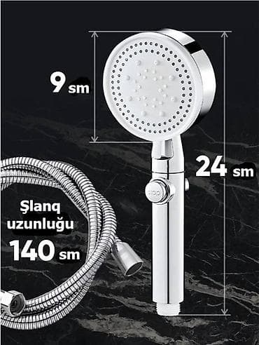 ВАЗ (ЛАДА): Duş başlığı dəsti Məzmun: - Duş başlığı, metal şlanq, divar tutacağı — 6