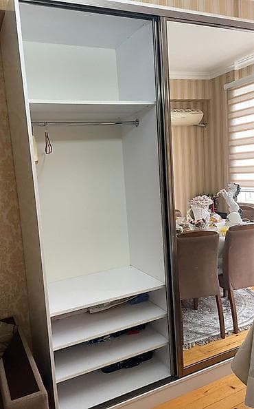 col qapilari qiymetleri: 2 qapılı, Güzgülü, Bej, Kupe, Düz dolab — 2