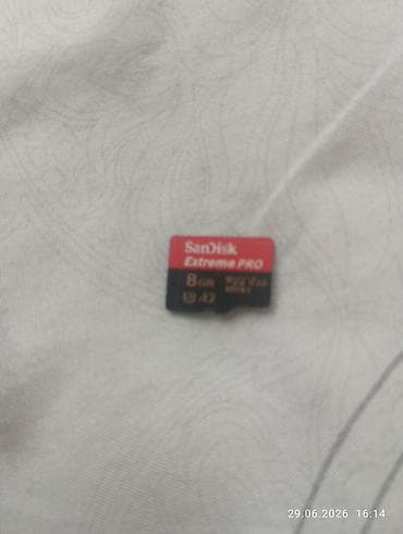 SanDisk Extreme PRO microSDHC yaddaş kartı - Tutum: 8 GB - Model