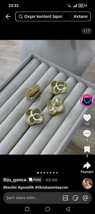 Şəxsi əşyalar: Zərgərlik dəstləri və aksesuarlar - Qızılı rəngli, çoxqatlı zəncir — 10