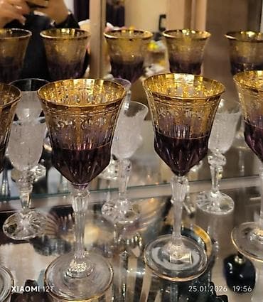 Qədəhlər, rəng - Bənövşəyi, Şüşə