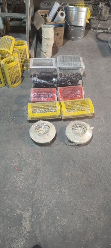 бетонный башмак для забора: Metal barmaqlıq, hava axınını tənzimləmək və mühafizə məqsədilə — 1