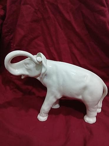 deve yunu yorgan: Fiqur, Keramika, rəng - Ağ — 2