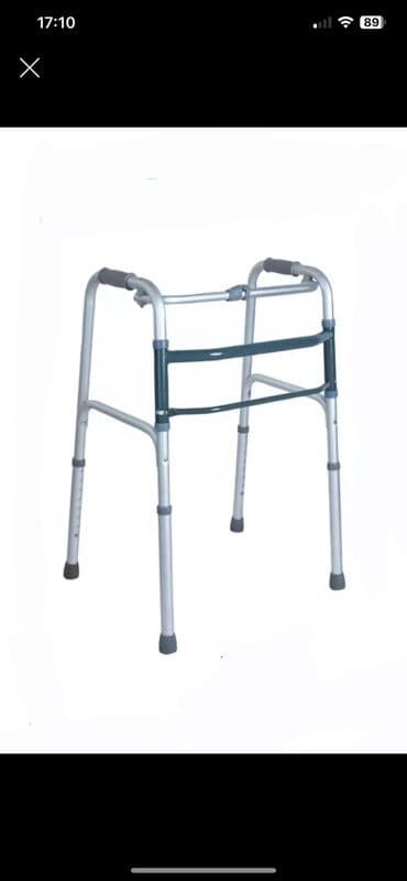 Tibbi geyim: Təkərsiz gəzinti çərçivəsi (walker) - Material: yüngül və möhkəm — 1