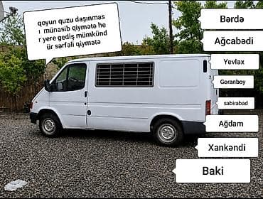 veten n muhafize xidmeti: Xüsusi yük mikroavtobusu ilə qoyun-quzu daşınması xidməti. - Hər yerə — 1