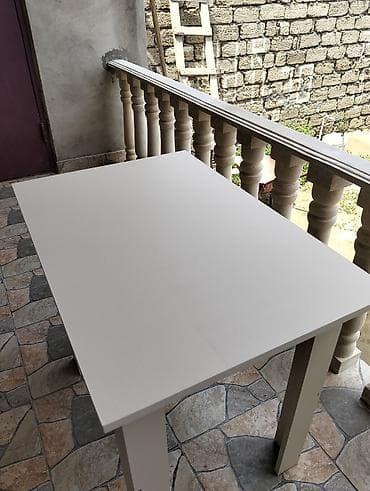 Mətbəx masası, Yeni, Açılmayan, Laminat, Dördbucaq masa — 1