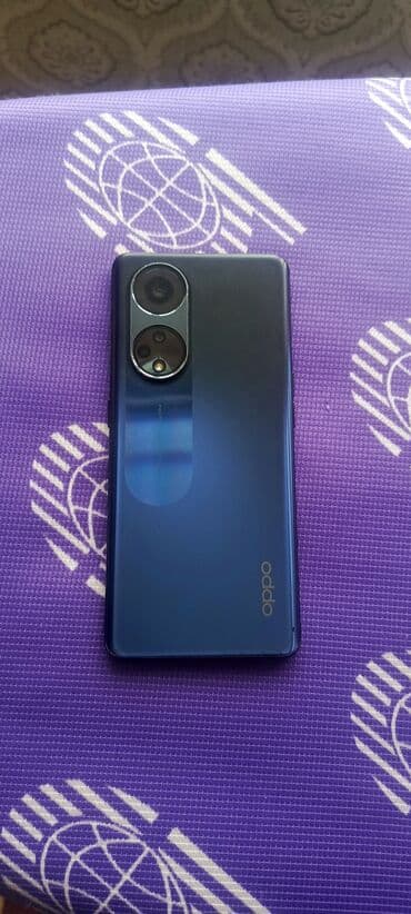 samsung tab e: Oppo Reno8 T 5G, 256 GB, rəng - Göy, Barmaq izi — 2