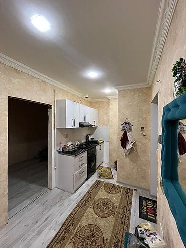 2 otaqli heyet evi: Mənzil – 2 otaqlı, təmirli, mebel və texnika ilə Plan və sahələr: - — 3