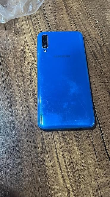 Mobil telefon və aksesuarlar: Samsung Galaxy A50, 64 GB, rəng - Göy — 1