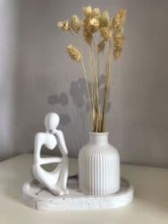 ata üçün hədiyyə: Fiqur, Gips, rəng - Ağ — 28