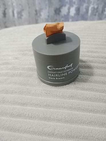 çant: Guanjing Instant Gray Coverage Hairline Powder – Dark Brown - — 1