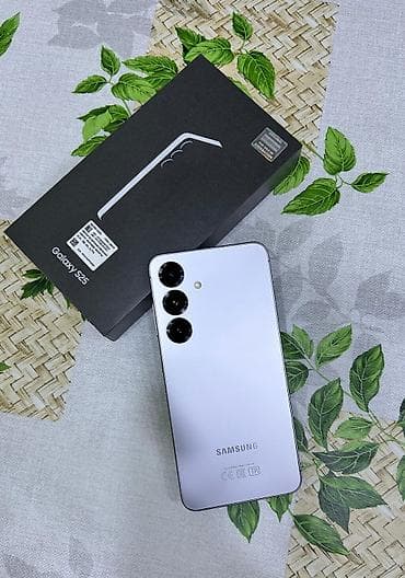 samsung tab: Samsung Galaxy S25, 256 GB, rəng - Gümüşü, Barmaq izi — 1