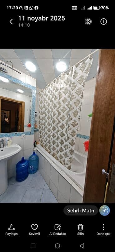 arenda moykalar 2020: Metro İnşaatçılar 50_60_metr məsafədə Qanuni 2_otaq mənzil satılır — 9