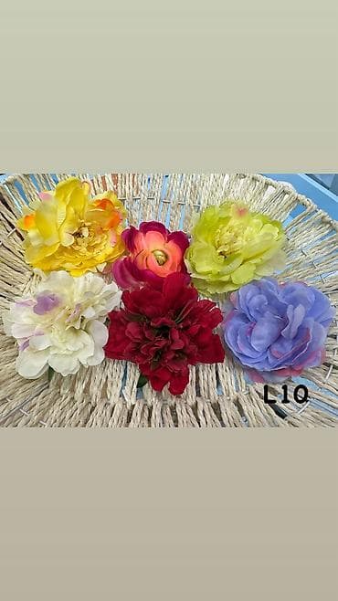 azalya gülü: 0.20 gepik Süni gül dəstləri – Qızılgül modelləri - Rənglər: ağ — 7