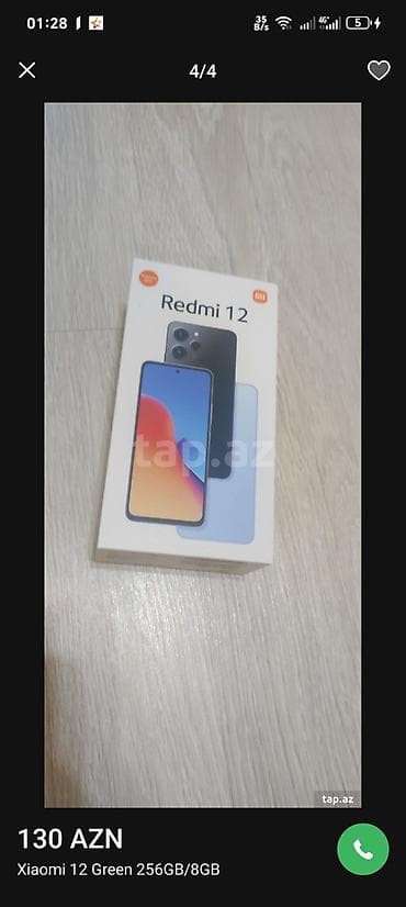 Redmi 12, 256 GB, rəng - Qara, Barmaq izi