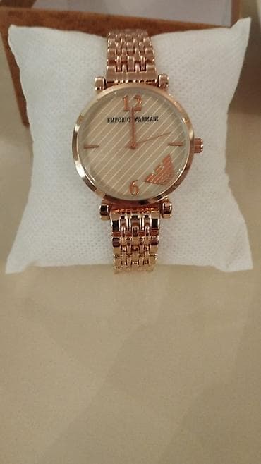 Qol saatı, Emporio Armani, rəng - Qızılı