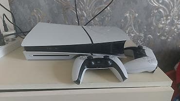 i̇pone 5: Playstation 5 Slim 1TB versiya disk-driver ile. 2 original Dualsense — 3