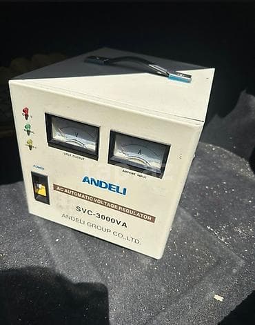 Andeli Stablizator satilir. Gucu 3000 likdir. Az islenib. Magaza boyuk
