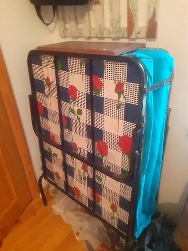 İşlənmiş, Təknəfərlik çarpayı, Bazasız, Matras ilə, Siyirməsiz